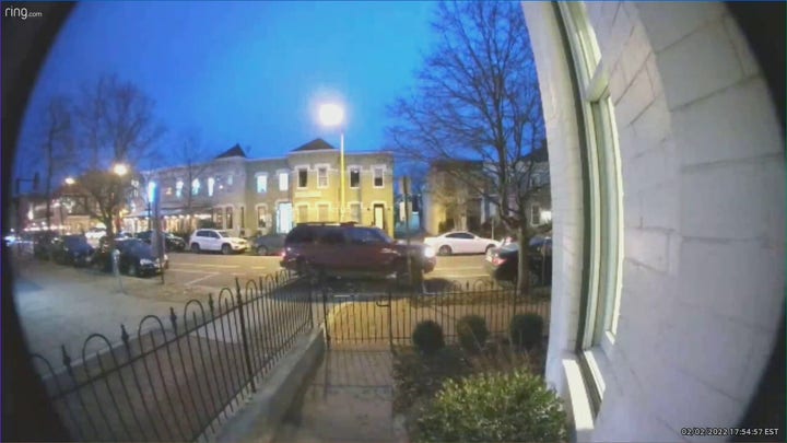 Armed carjacking in D.C. caught on Ring doorbell camera