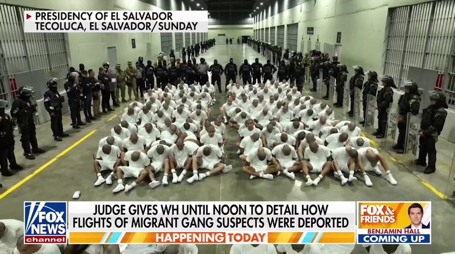 Judge puts White House on deadline to answer specific questions on deportation flights