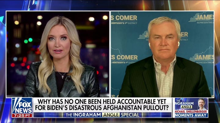 Comer pledges to hold Biden accountable for 'disastrous' Afghanistan withdrawal