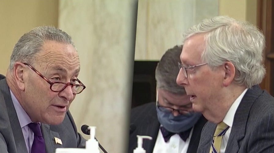 Schumer, McConnell square off during voting rights hearing