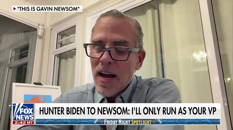 Hunter Biden teases 2028 ticket with Gavin Newsom