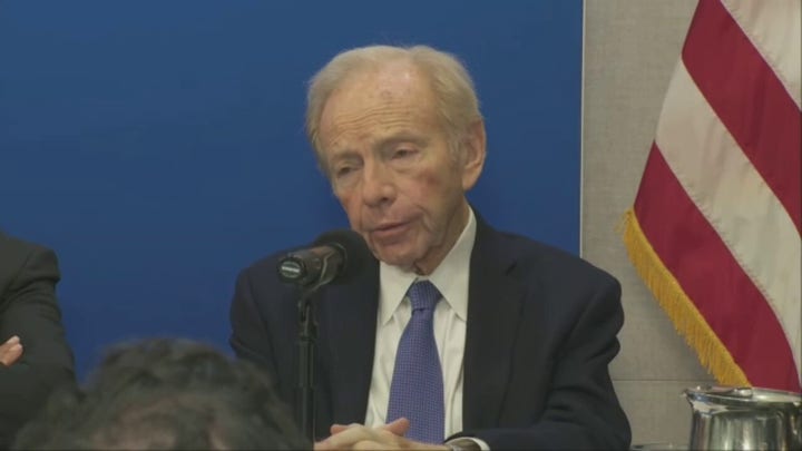 Joe Lieberman says the centrist group would give Nikki Haley 'serious consideration' if she were interested in joining a unity presidential ticket