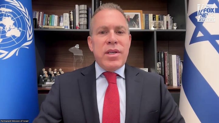 Israels Ambassador to the UN Gilad Erdan sounds off about antisemitism at the UN