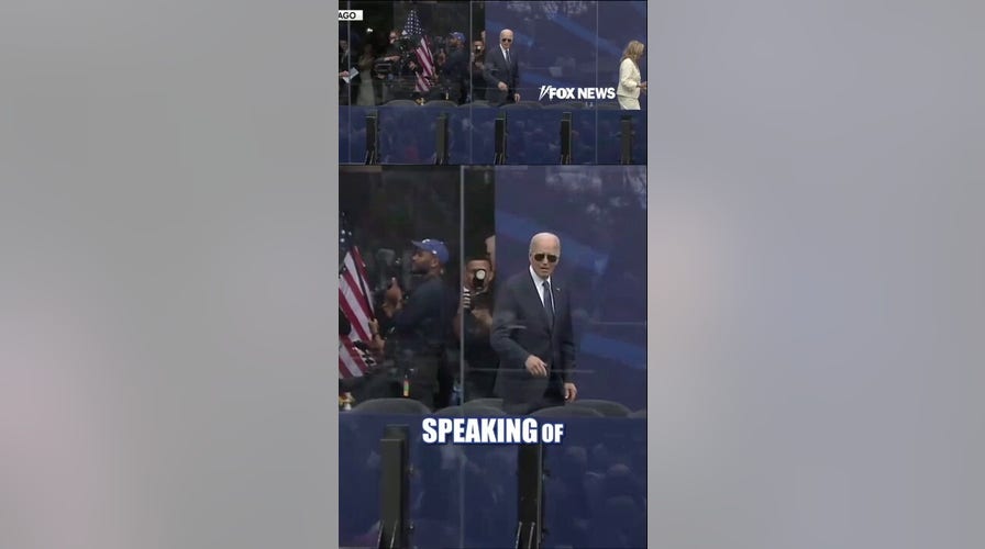 Joe Biden stands unsocial  arsenic  Obama, Jill Biden exit stage