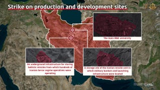 La Fuerza Aérea israelí lleva a cabo una oleada de ataques en Irán