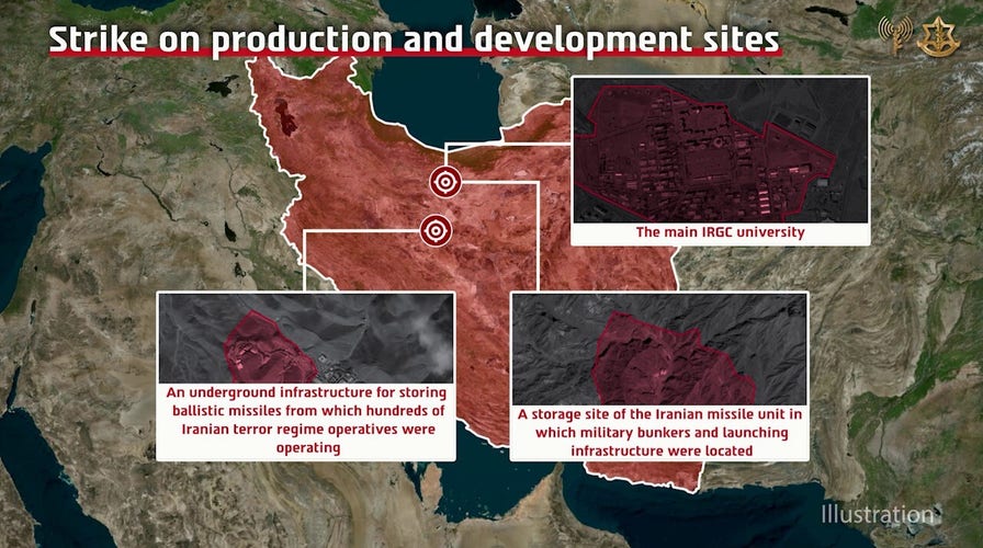 Israeli Air Force carries out wave of strikes in Iran