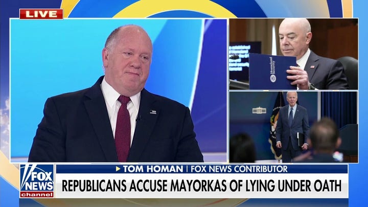 Tom Homan: Mayorkas continues to lie to the American people