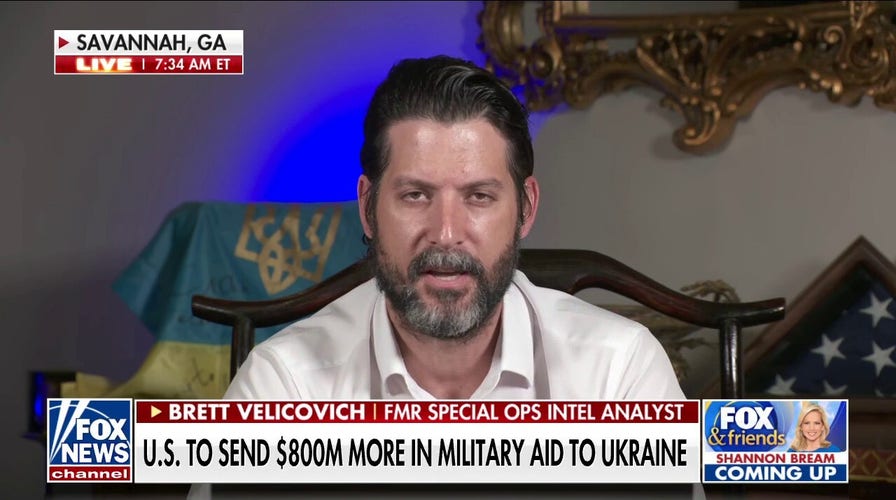 Brett Velicovich highlights 'disconnect' with military aid sent to Ukraine: 'Get proof it's going to the front lines'