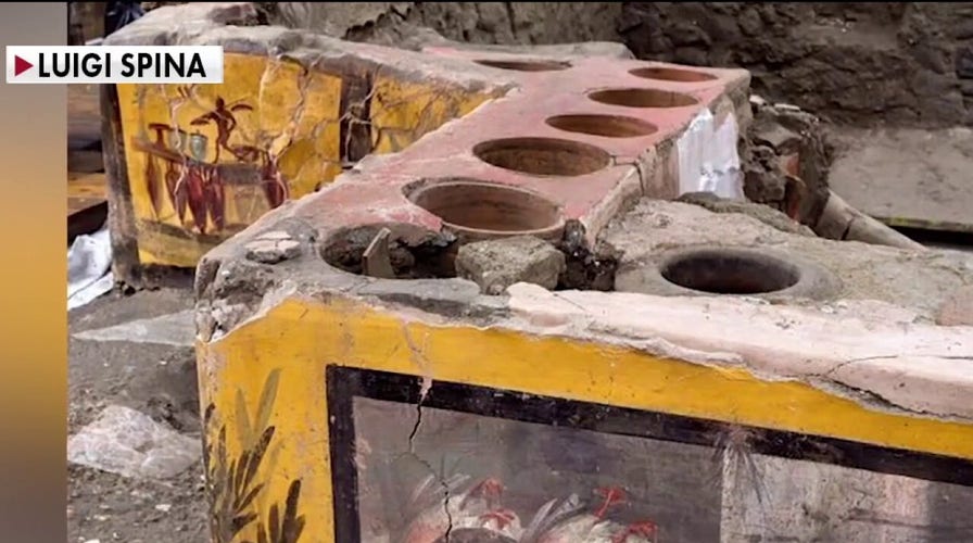 Excavators in Pompeii uncover secrets from fast-food restaurant