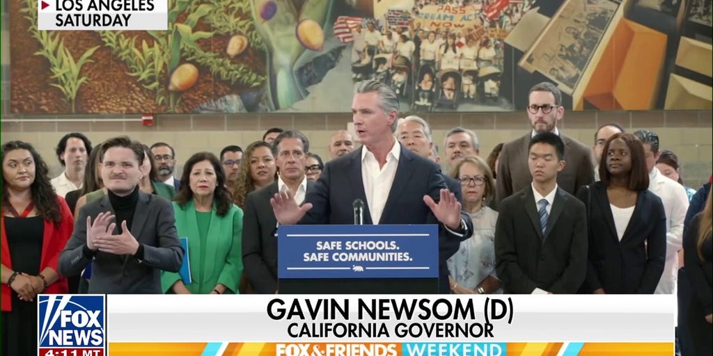 Newsom taunts ICE after mask ban: 'What are you afraid of?'