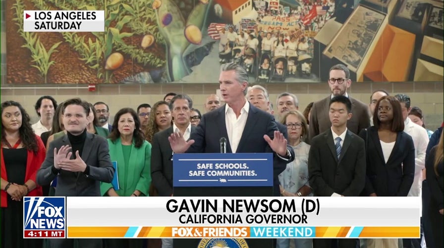 Newsom taunts ICE after mask ban: 'What are you afraid of?'