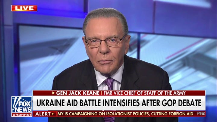 The aid we send to Ukraine is a return on investment: Gen. Jack Keane