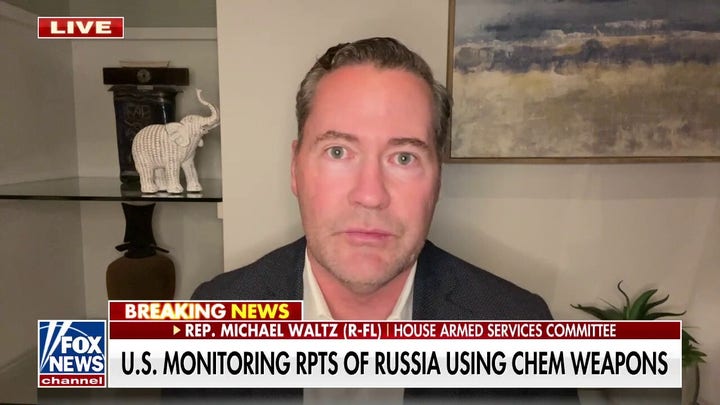 Rep. Michael Waltz: Chemical weapons should be NATO's 'red line' in Ukraine