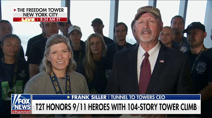 Tunnel to Towers honors 9/11 heroes with 104-story Freedom Tower climb after two-year hiatus