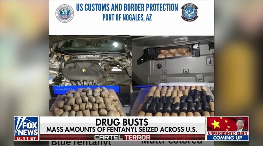 Border crisis: Fentanyl seized all across the US