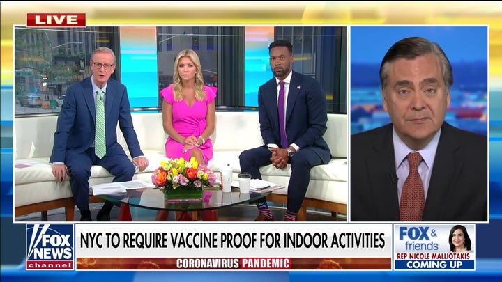 Jonathan Turley: New York City vaccine mandate will ‘probably’ hold up in court