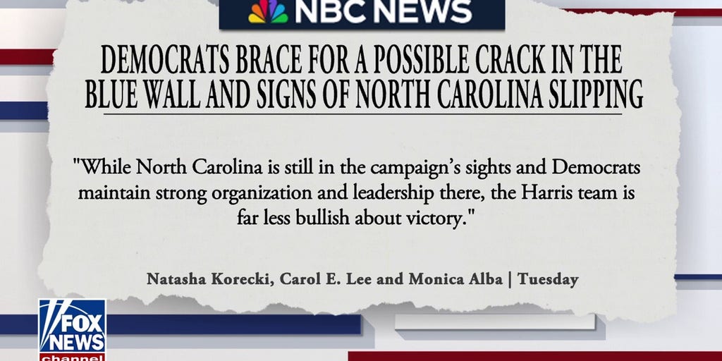 Democrats sound the alarm over VP Harris' chances to win North Carolina: 'Slipping away'