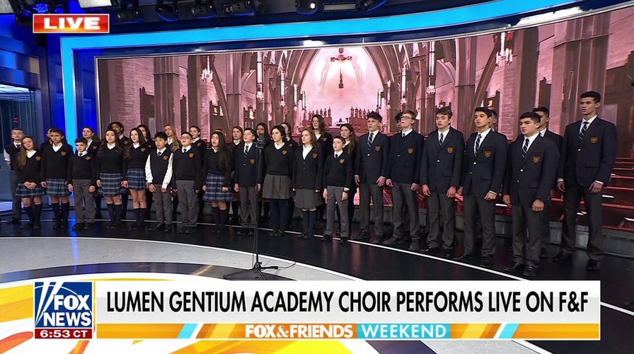 ‘Fox & Friends Weekend’ celebrates Catholic Schools Week with student choir performance