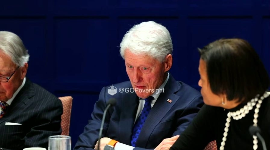 WATCH: Clintons divided on possible Trump Epstein probe appearance