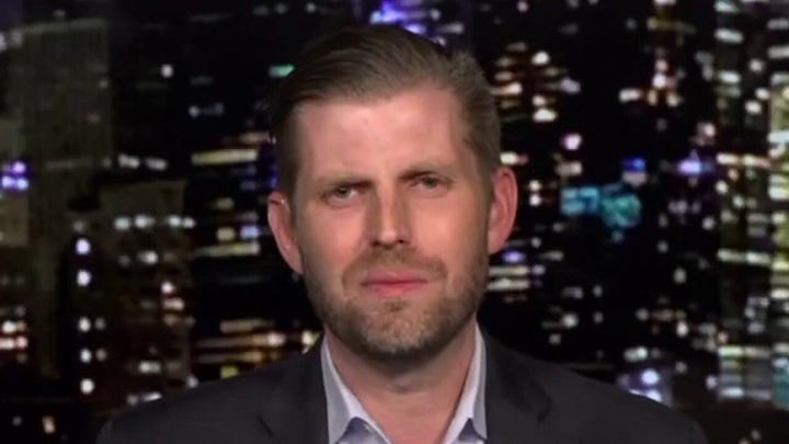 Eric Trump reacts to charges against Trump Organization