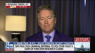 Sen. Rand Paul files criminal referral to DOJ over Fauci's COVID research claims - Fox News