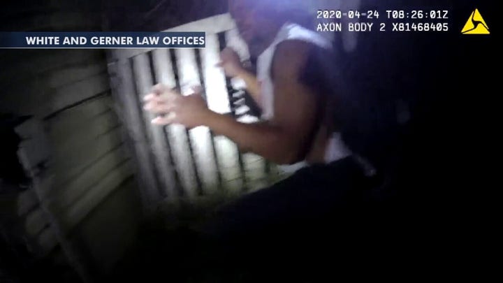 Raw video: Salt Lake City police bodycam footage shows K9 attack on kneeling man