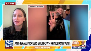Princeton students confronted by anti-Israel protesters at campus event