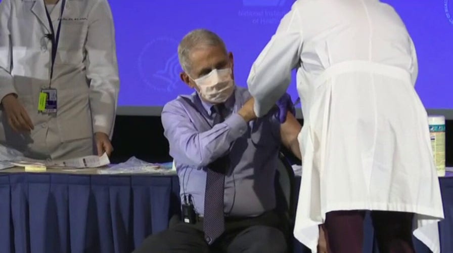 Fauci ‘feeling great’ after receiving first COVID-19 vaccine shot