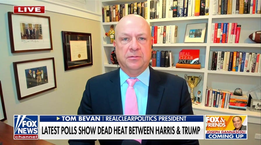 Trump leading 7 battleground states by razor-thin margin in RealClearPolitics polls