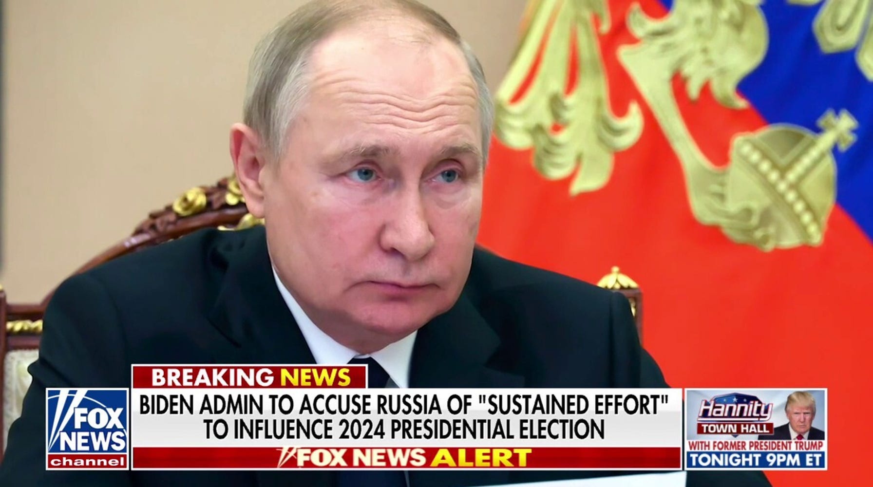 Biden Accuses Russia of Meddling in 2024 Election through State Media and Doppelganger Websites