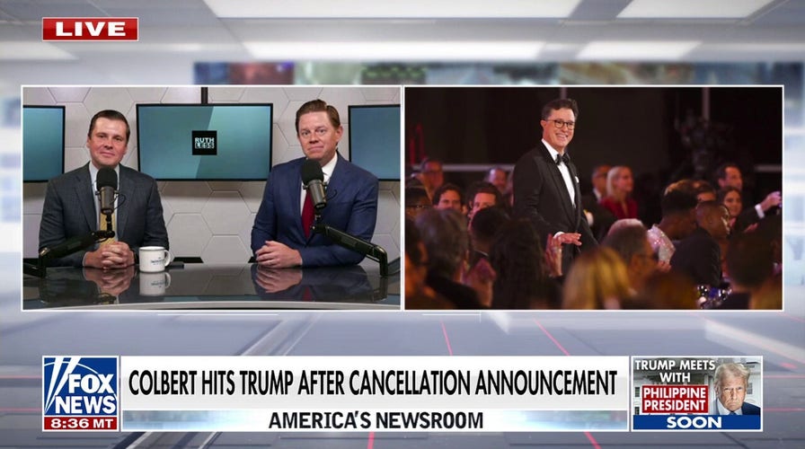 Ruthless co-hosts react to Colbert cancellation: Viewers don't want a left-wing sermon