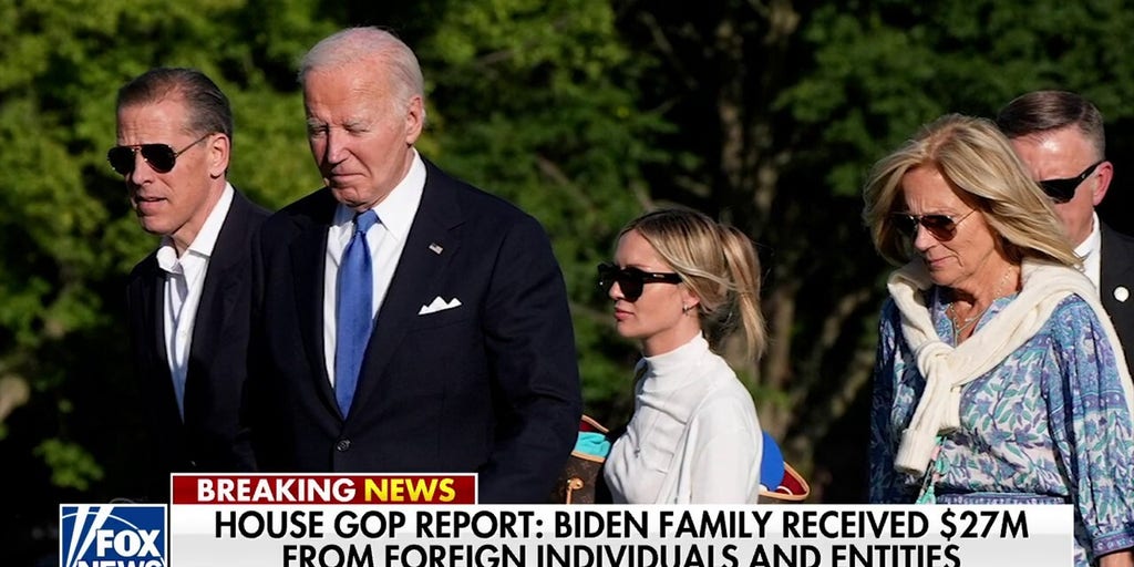 Biden family received $27 million from foreign individuals, entities: House GOP report