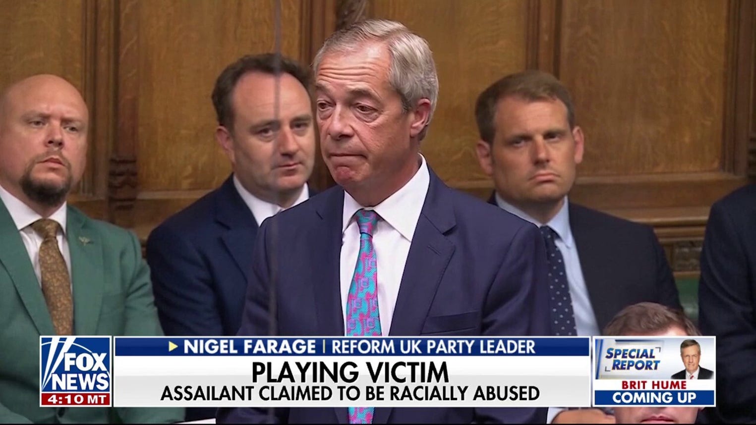 Nigel Farage accuses police of two-tiered justice following teenager’s murder