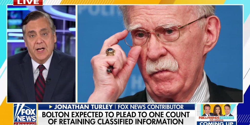 Bolton expected to plead to one count of retaining classified information