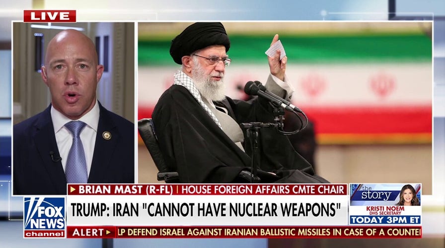 ‘Diplomacy is on the table’: Foreign Affairs chairman backs Trump’s hard line on Iran and nuclear weapons