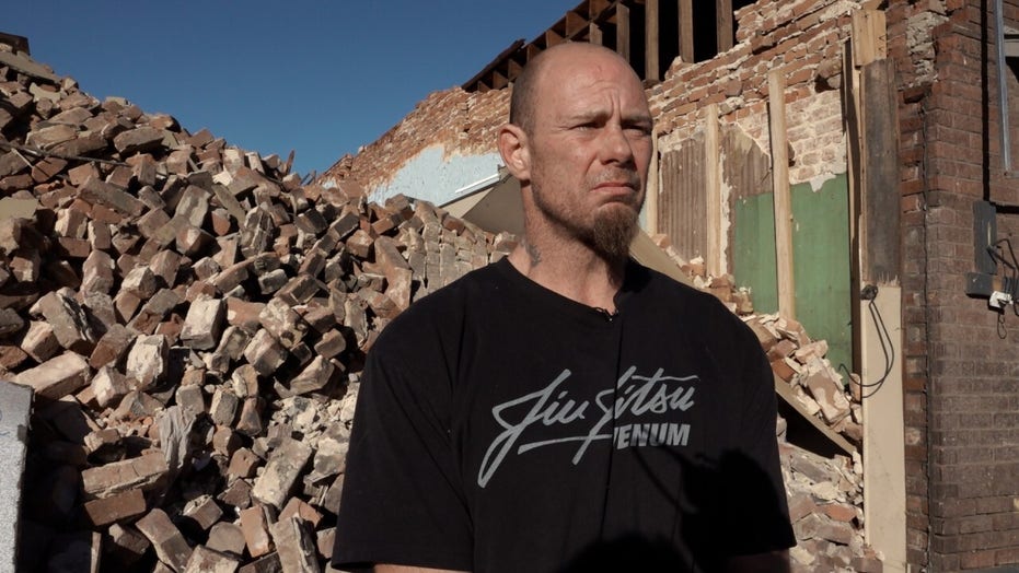 Kentucky man rescues wife, sister-in-law from candle factory demolished by tornado
