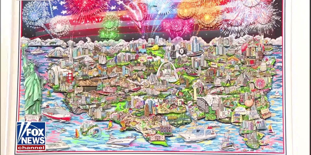 Artist Charles Fazzino unveils America250 official 3D artwork