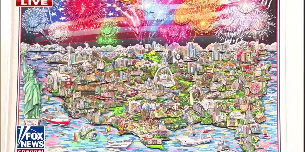 Artist Charles Fazzino unveils America250 official 3D artwork