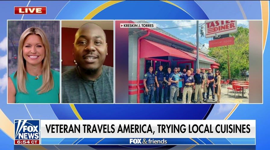Army vet tries local foods while traveling all 50 states