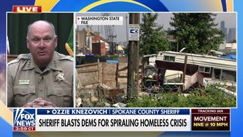 Washington sheriff slams failed liberal policies as homeless encampment 'devastates' Spokane neighborhood
