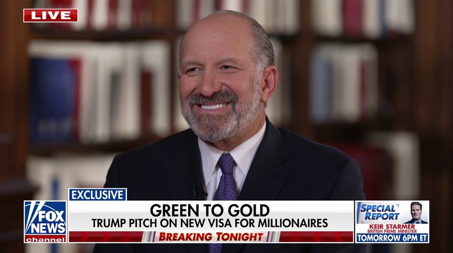Howard Lutnick pushes back on critics of Trump’s proposal for new ‘gold card’ visa