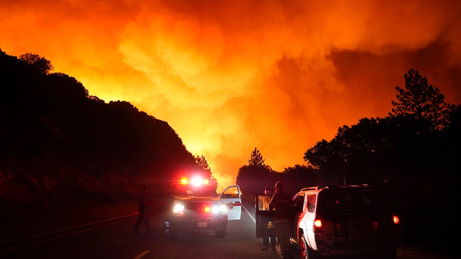 Dozens trapped by Creek Fire in California