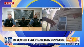 Police, neighbor reflect on dramatic rescue of 8-year-old from burning home
