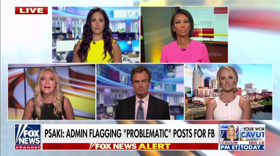 McEnany: ‘My mouth dropped open’ when I heard Psaki’s admission the WH flagged FB posts