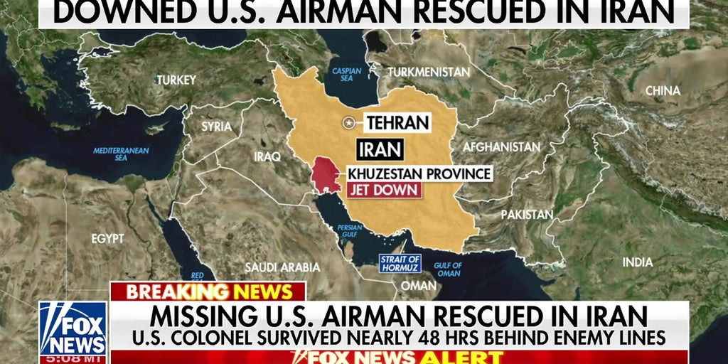 Trey Yingst reports on US forces' rescue of missing airman deep inside Iran
