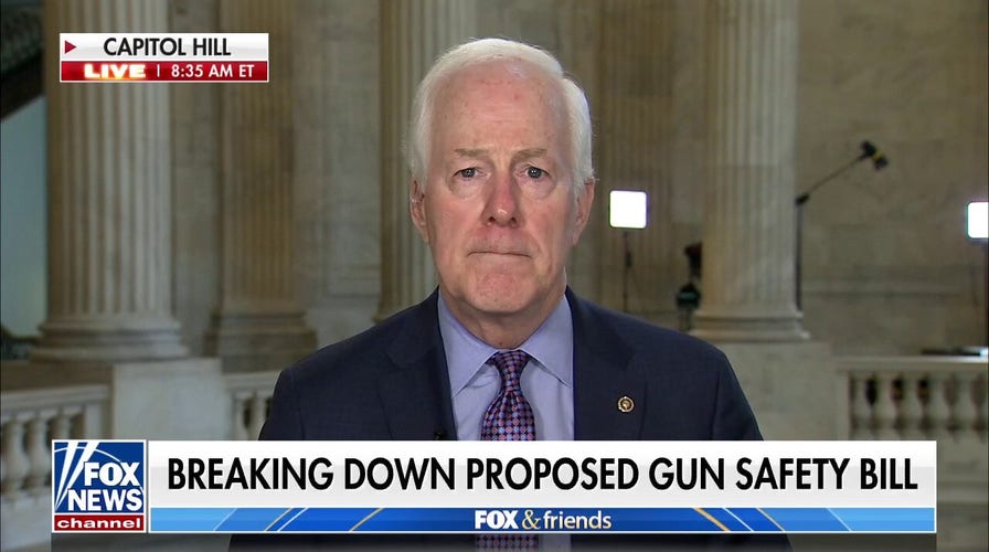 它的. Cornyn defends bipartisan gun deal after conservative criticism of proposed 'red flag laws'