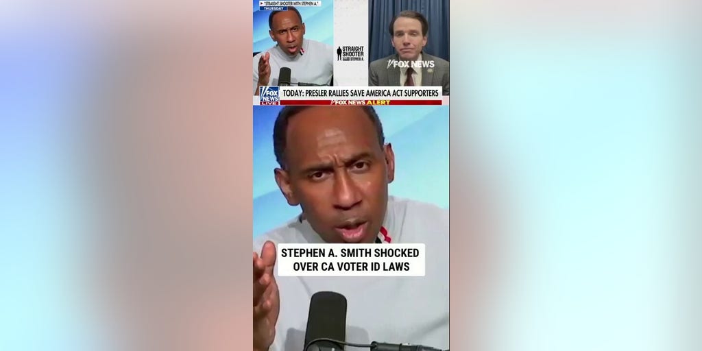 Stephen A. Smith SHOCKED over California voter ID laws