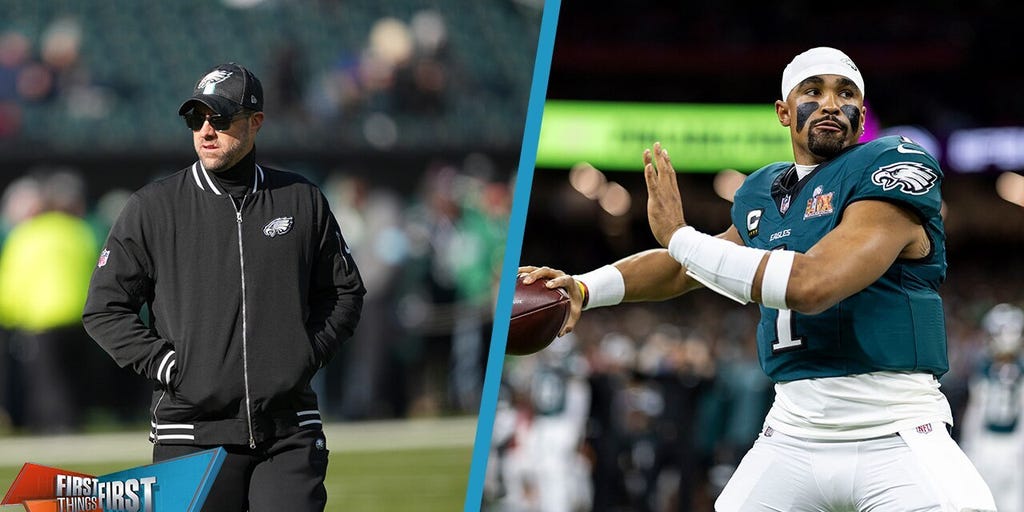 Kevin Patullo named Philadelphia Eagles OC—Can he unlock Jalen Hurts' full potential? | First Things First