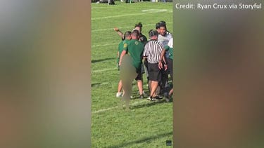 Pennsylvania youth football coaches brawl during game
