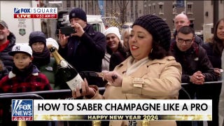 How to saber champagne like a pro on New Year’s Eve - Fox News